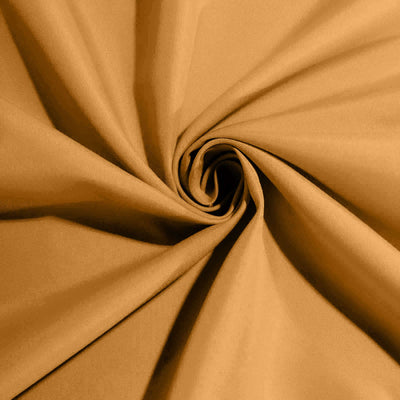 10-Pack Polyester Folding Chair Covers with Attached Sashes – Gold Durable Reusable Slip-On Covers for Wedding & Event Decor