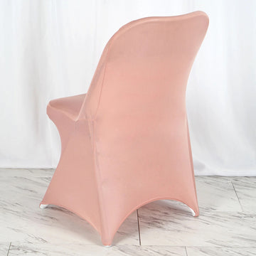 <h3 style="margin-left:0px;"><strong>The Perfect Fit: Dusty Rose Spandex Folding Chair Slipcovers for Any Occasion</strong>