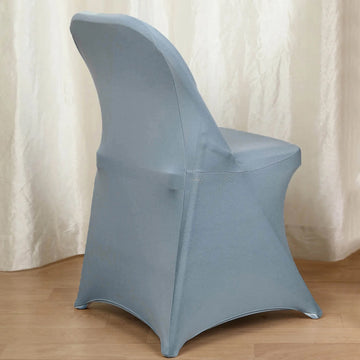 <h3 style="margin-left:0px;"><strong>The Perfect Fit: Dusty Blue Spandex Folding Chair Slipcovers for Any Occasion</strong>