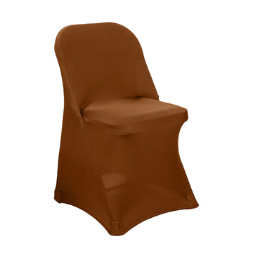 <h3 style="margin-left:0px;"><strong>Easy To Use Cinnamon Brown Spandex Fitted Chair Covers</strong>