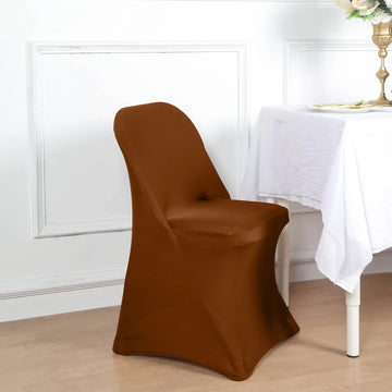 <h3 style="margin-left:0px;"><strong>The Perfect Fit: Cinnamon Brown Spandex Folding Chair Slipcovers for Any Occasion</strong>