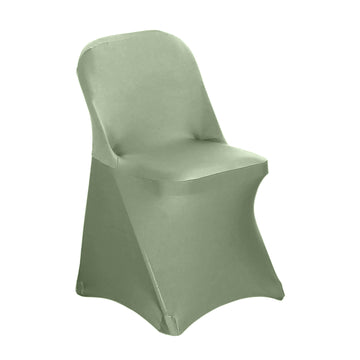 <h3 style="margin-left:0px;"><strong>Easy To Use Dusty Sage Green Spandex Fitted Chair Covers</strong>