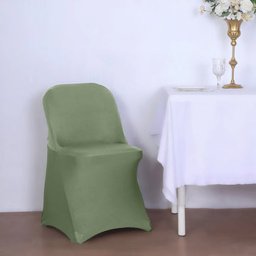 <h3 style="margin-left:0px;"><strong>The Perfect Fit: Dusty Sage Green Spandex Folding Chair Slipcovers for Any Occasion</strong>