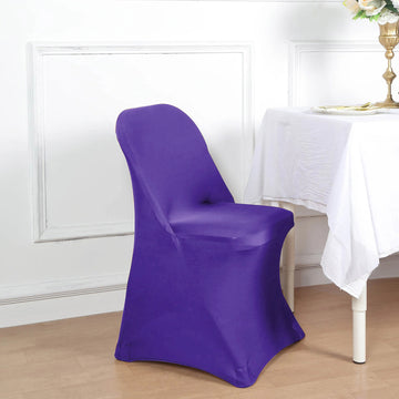 <h3 style="margin-left:0px;"><strong>The Perfect Fit: Purple Spandex Folding Chair Slipcovers for Any Occasion</strong>