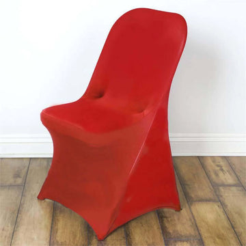 <h3 style="margin-left:0px;"><strong>Enhance Your Event with Red Spandex Folding Chair Covers</strong>