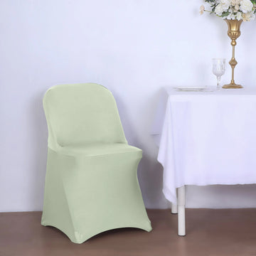 <h3 style="margin-left:0px;"><strong>The Perfect Fit: Sage Green Spandex Folding Chair Slipcovers for Any Occasion</strong>