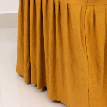 <h3 style="margin-left:0px;"><strong>Versatile and Practical Gold Ruffle Pleated Skirt Spandex Chair Cover</strong>