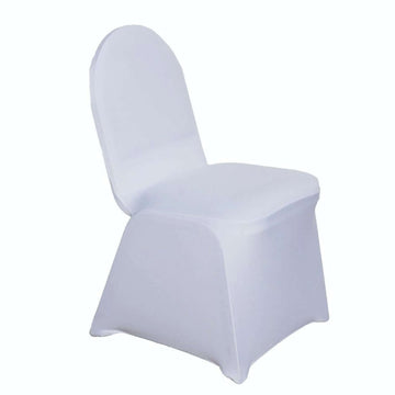 Durable White Spandex Chair Covers