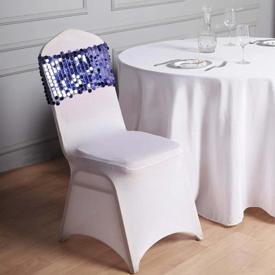 10 Pack Spandex Fitted Banquet Chair Covers White - Reusable Stretch Slip-On Slipcovers for Weddings & Events