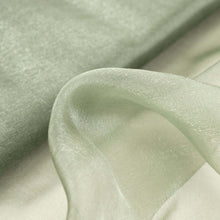 Dusty Sage Green Solid Sheer Chiffon Fabric Bolt, DIY Voile Drapery Fabric