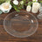 10-Pack Economy Plastic Charger Plates 13inch Round Clear Beaded Rim
