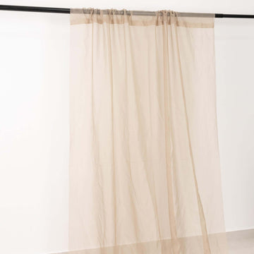 <h3 style="margin-left:0px;"><strong>Embrace Soft Elegance With Natural Chiffon Curtain Panel</strong>