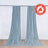2 Pack Dusty Blue Scuba Polyester Curtain Divider Drape Panel Durable Flame Resistant Backdrops