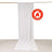 White Scuba Polyester Backdrop Drape Curtain, Durable Flame Resistant Event Divider Panel