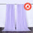 Lavender Lilac Scuba Polyester Backdrop Drape Curtains, Durable Flame Resistant Divider Panels