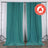 Turquoise Scuba Polyester Backdrop Drape Curtains, Durable Flame Resistant Event Divider Panels