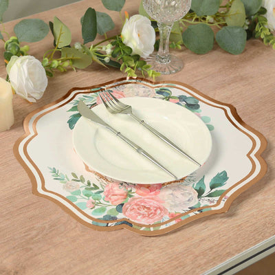 10-Pack Disposable Table Placemats 13" White