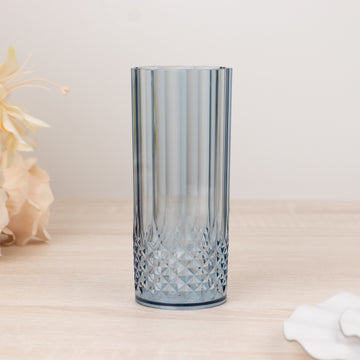 <h3 style="margin-left:0px;"><strong>Elegant and Durable: Dusty Blue Shatterproof Tall Cocktail Tumbler Cups</strong>