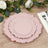 20-Pack Blush Reef Design Plastic Plates – 7" Dessert & Appetizer Party Plates