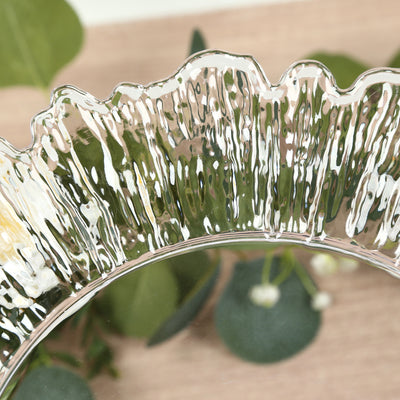 20-Pack Clear Reef Design Plastic Plates – 7" Dessert & Appetizer Party Plates – Elegant Disposable Tableware