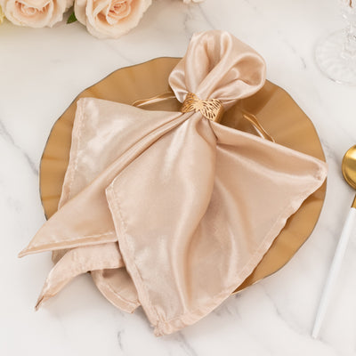 10-Pack Plastic Round Dinner Plates 11" Gold With Ruffled Rim - Heavy Duty Disposable Dinnerware for Upscale Buffets & Catered Events