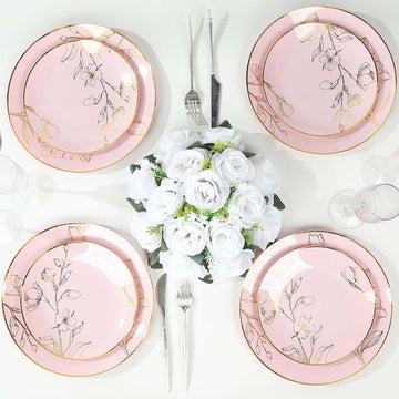 <h3 style="margin-left:0px;"><strong>Effortless Elegance with Dusty Rose Disposable Plates</strong>