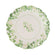 White / green with floral greenery