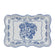 White blue french toile