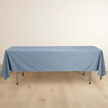 Dusty Blue Premium Scuba Rectangular Tablecloth Wrinkle Free Polyester Seamless 60x102inch