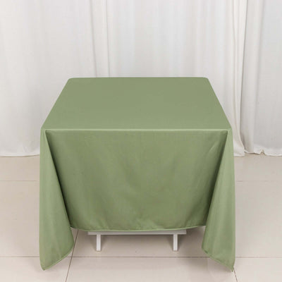 Scuba Square Tablecloth 70"x70" Dusty Sage Green - Wrinkle Free Table Cover