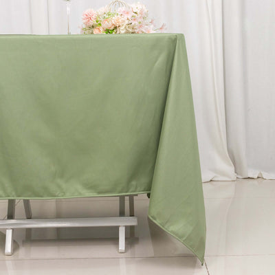 Scuba Square Tablecloth 70"x70" Dusty Sage Green - Wrinkle Free Table Cover