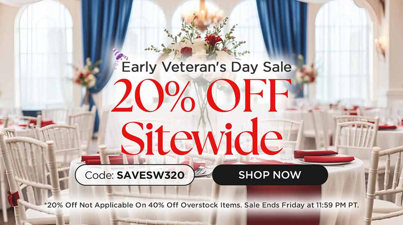 Early Veteran's Day Sale! 
20% Off Sitewide!