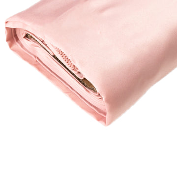 <h3 style="margin-left:0px;"><span style="background-color:transparent;color:#000000;">Elegant Dusty Rose Lamour Satin Fabric Bolt</span>