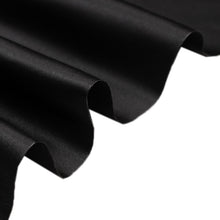 Black Lamour Satin Fabric Bolt, Heavy Matte Satin Fabric By The Yard