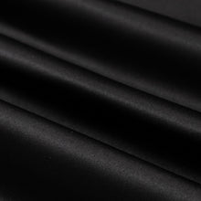 Black Lamour Satin Fabric Bolt, Heavy Matte Satin Fabric By The Yard