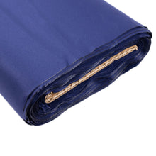 Navy Blue Lamour Satin Fabric Bolt, Heavy Matte Satin Fabric By The Yard