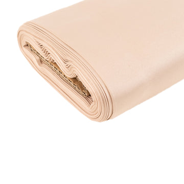 <h3 style="margin-left:0px;"><span style="background-color:transparent;color:#000000;">Elegant Nude Lamour Satin Fabric Bolt</span>