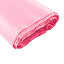 Pink Lamour Satin Fabric Bolt, Heavy Matte Satin Fabric By The Yard