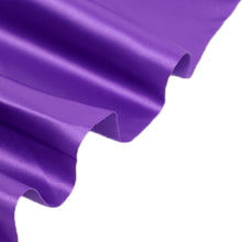 Purple Lamour Satin Fabric Bolt, Heavy Matte Satin Fabric By The Yard