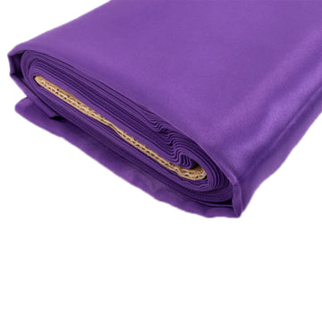 <h3 style="margin-left:0px;"><span style="background-color:transparent;color:#000000;">Elegant Purple Lamour Satin Fabric Bolt</span>