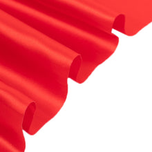 Red Lamour Satin Fabric Bolt, Heavy Matte Satin Fabric By The Yard