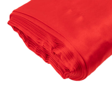 <h3 style="margin-left:0px;"><span style="background-color:transparent;color:#000000;">Elegant Red Lamour Satin Fabric Bolt</span>