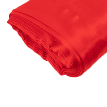 Red Lamour Satin Fabric Bolt, Heavy Matte Satin Fabric By The Yard