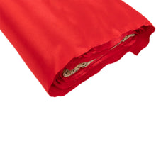 Red Lamour Satin Fabric Bolt, Heavy Matte Satin Fabric By The Yard