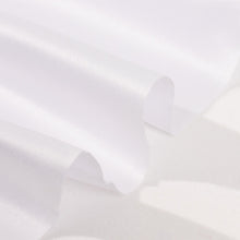 White Lamour Satin Fabric Bolt, Heavy Matte Satin Fabric By The Yard