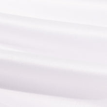 White Lamour Satin Fabric Bolt, Heavy Matte Satin Fabric By The Yard