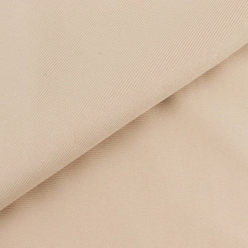 Premium Beige Scuba Polyester Fabric Bolt, Wrinkle Free DIY Craft Fabric Roll - 60"x10 Yards