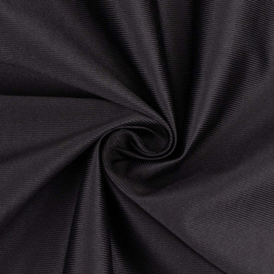 Black Scuba Polyester Fabric Bolt, Wrinkle Free DIY Craft Fabric Roll - 60"x10 Yards