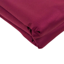 Premium Burgundy Scuba Polyester Fabric Bolt, Wrinkle Free DIY Craft Fabric Roll