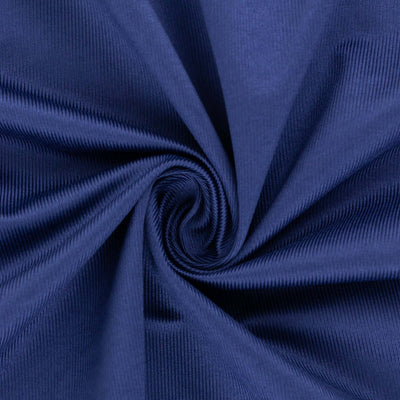 Navy Blue Scuba Polyester Fabric Bolt, Wrinkle Free DIY Craft Fabric Roll - 60"x10 Yards
